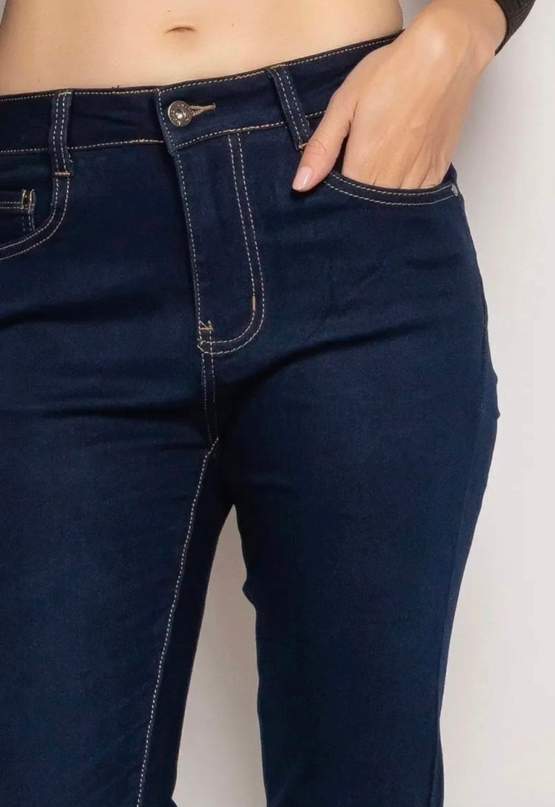 Orla - Dark Wash Stretch Jeans